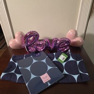 NWT Kate Spade Navy Joy Dot Book Tote and Spiral Notebook